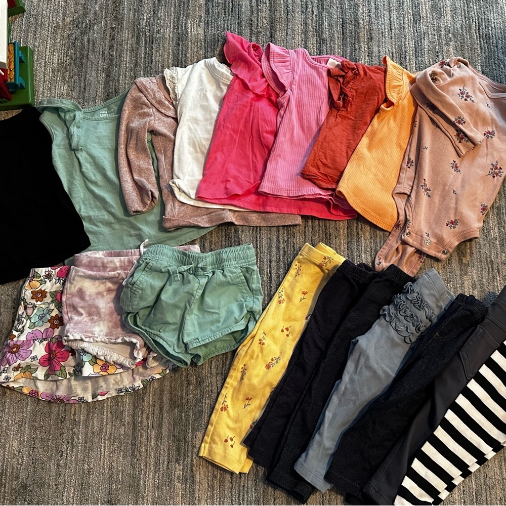 12 month girls clothes bundle